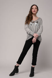 Euro Knit Love You Top