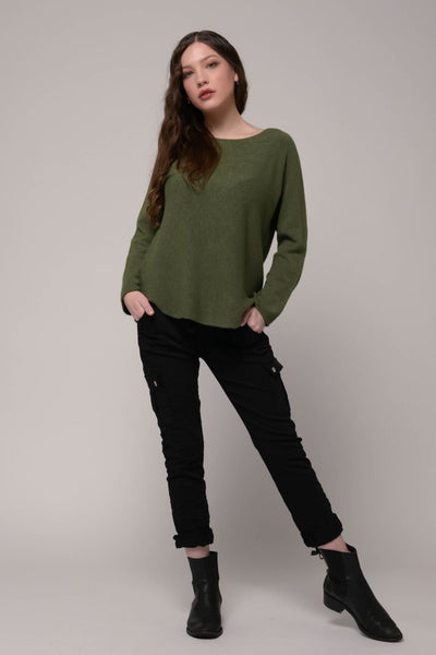 Euro Knit Pullover Sweater