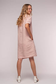 Euro Linen Day Dress Heavy Gauge - Breathable Naturals | Glam & Fame Clothing