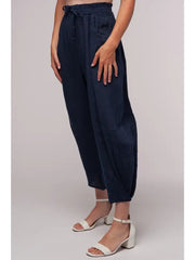 Euro Linen Pant Pleated Hem - Breathable Naturals | Glam & Fame Clothing