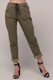 Euro Pant Crushed - Breathable Naturals | Glam & Fame Clothing