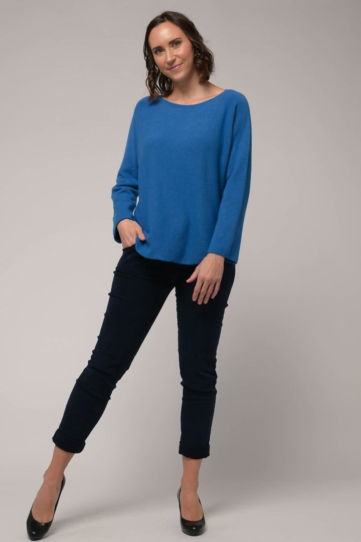 Euro Knit Pullover Sweater - Breathable Naturals | Glam & Fame Clothing