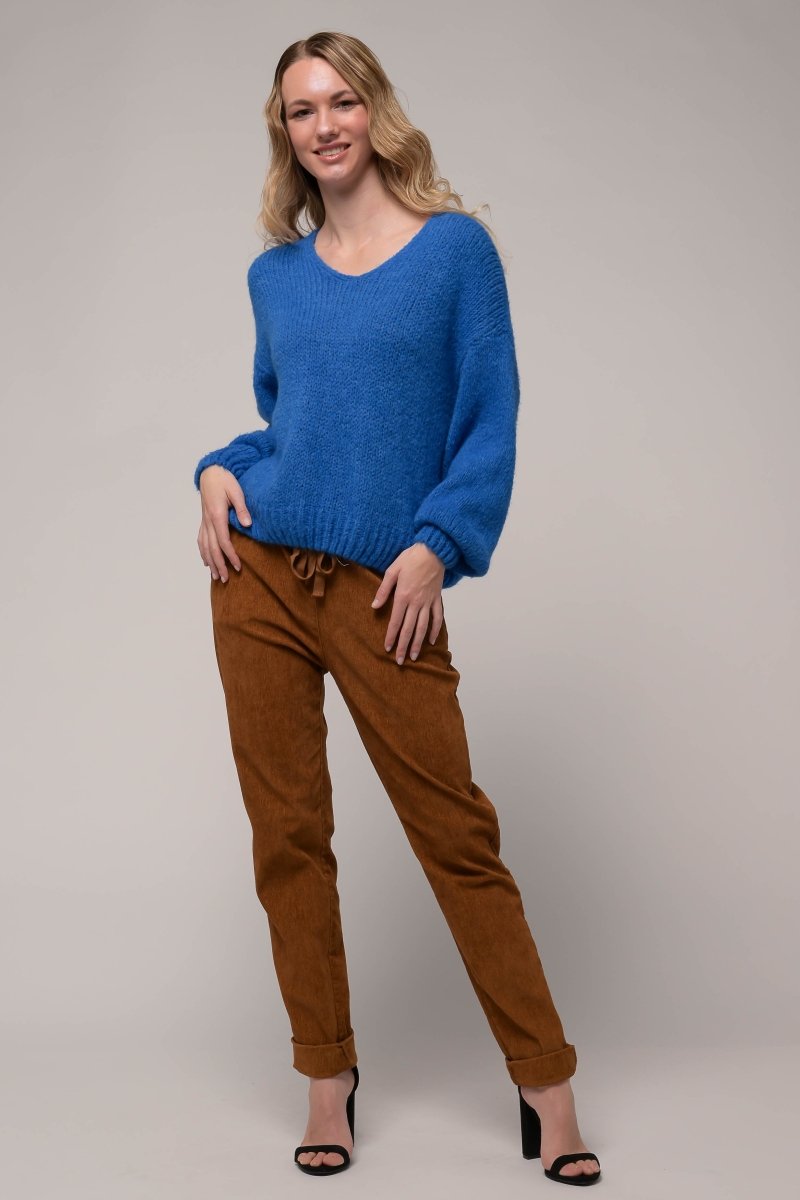 Euro Super Soft Sweater Top - Breathable Naturals | Glam & Fame Clothing