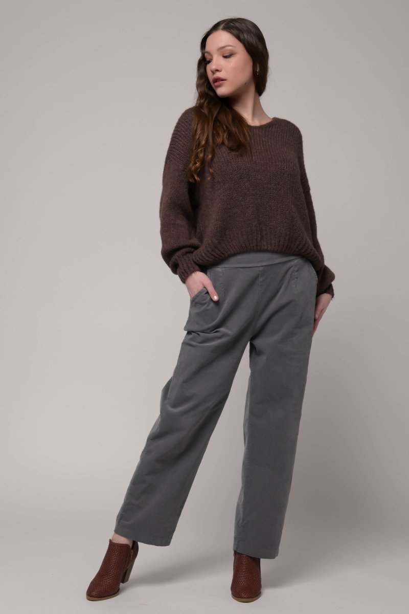 Euro Super Soft Sweater Top - Breathable Naturals | Glam & Fame Clothing