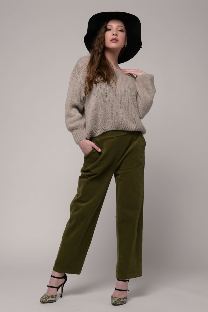 Euro Super Soft Sweater Top - Breathable Naturals | Glam & Fame Clothing