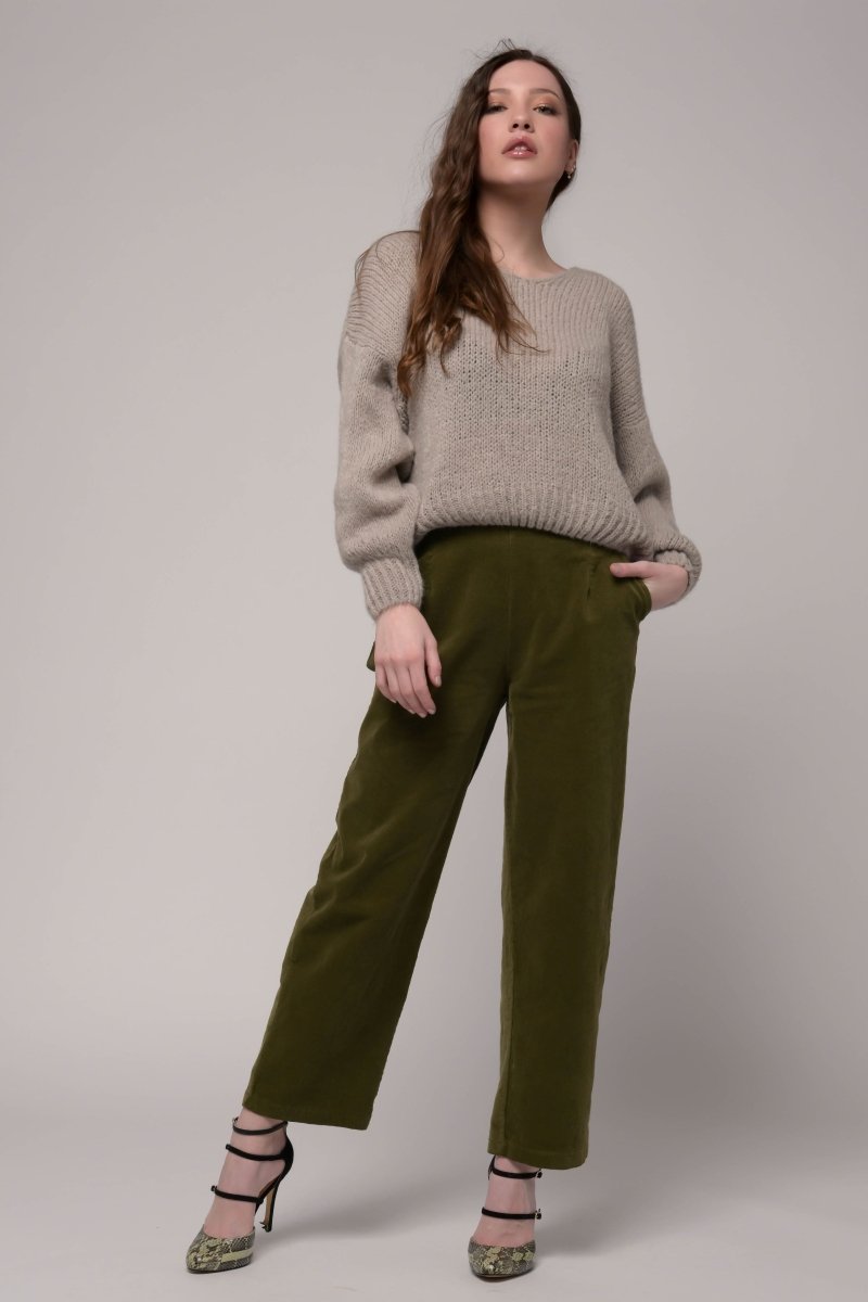 Euro Super Soft Sweater Top - Breathable Naturals | Glam & Fame Clothing