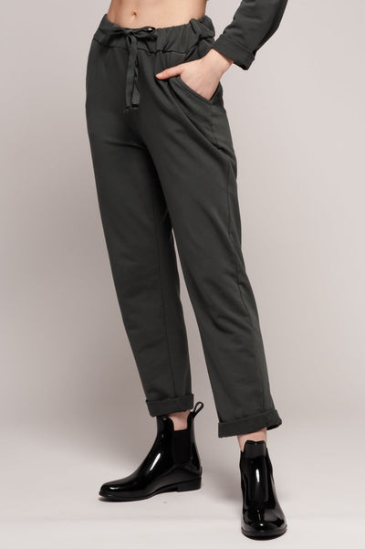 Euro Cotton Pant French Terry - Breathable Naturals | Glam & Fame Clothing