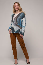 Euro Wool Blend Art Top - Breathable Naturals | Glam & Fame Clothing