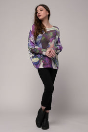 Euro Wool Blend Art Top - Breathable Naturals | Glam & Fame Clothing