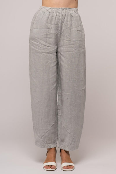 French Linen Flood Pant Premium Woven - Breathable Naturals | Glam & Fame Clothing