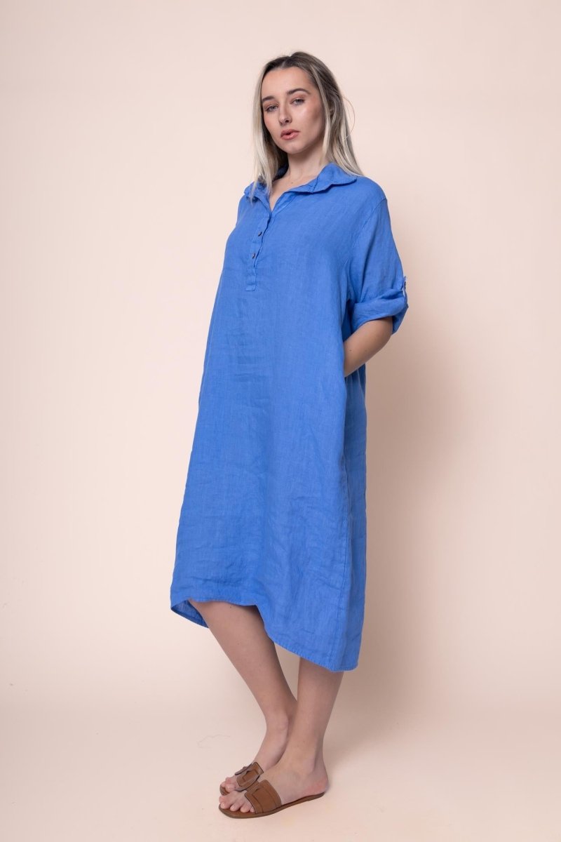 Linen Dress - OS18402-175