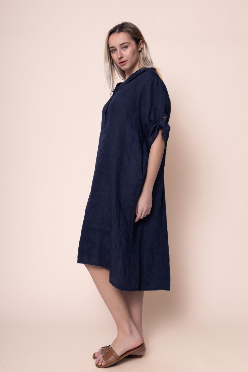 Linen Dress - OS18402-71