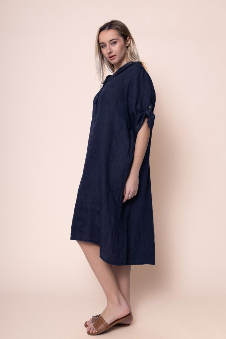 Linen Dress - OS18402-71