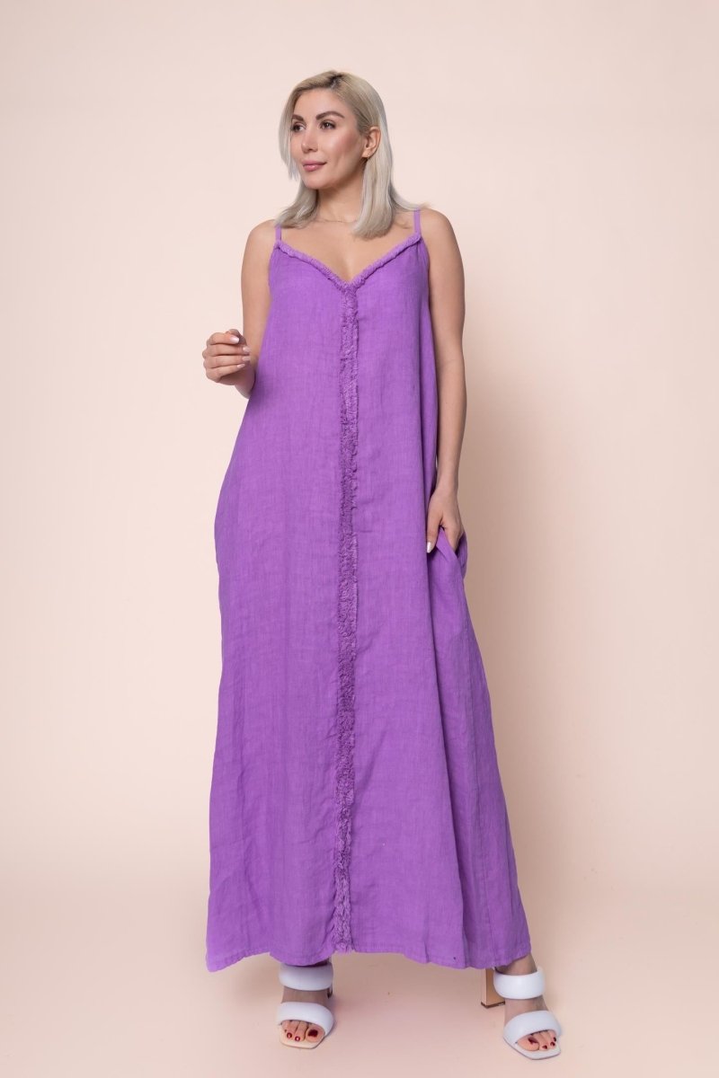 Linen Dress - OS13409-106 Made in Italy