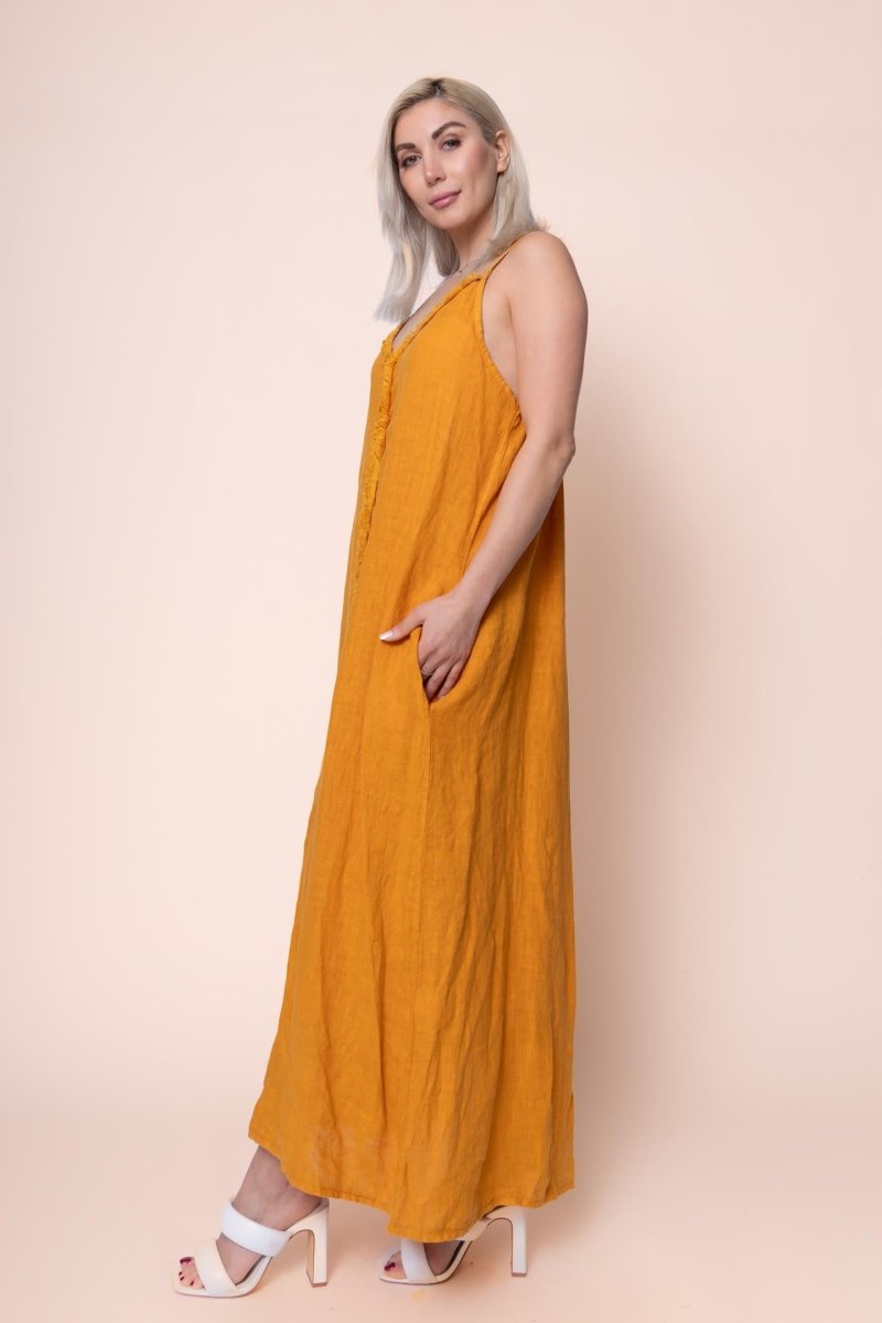 Linen Dress - OS13409-135 Made in Italy