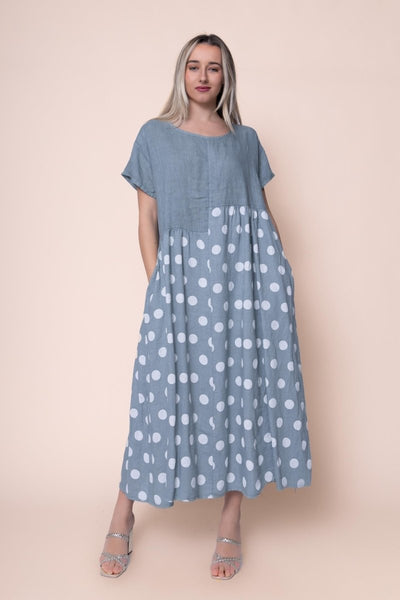 Linen Dress - OS1428-56 Made in Italy