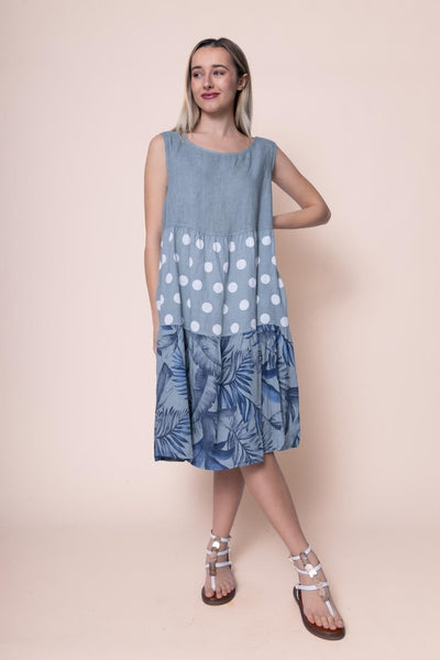 Linen Dress - OS1432-56
