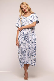 Premium French Linen Maxi Dress - Breathable Naturals | Glam & Fame Clothing